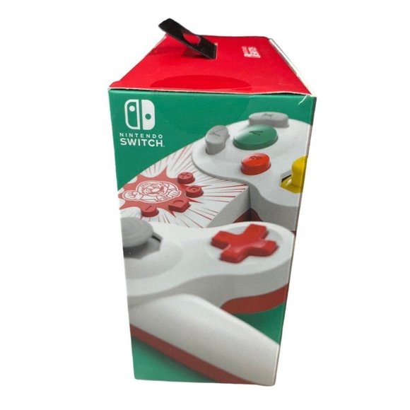 Super Mario Wired Nintendo Switch Controller Gamecube Layout Gray NEW Smash bros - Picture 4 of 7